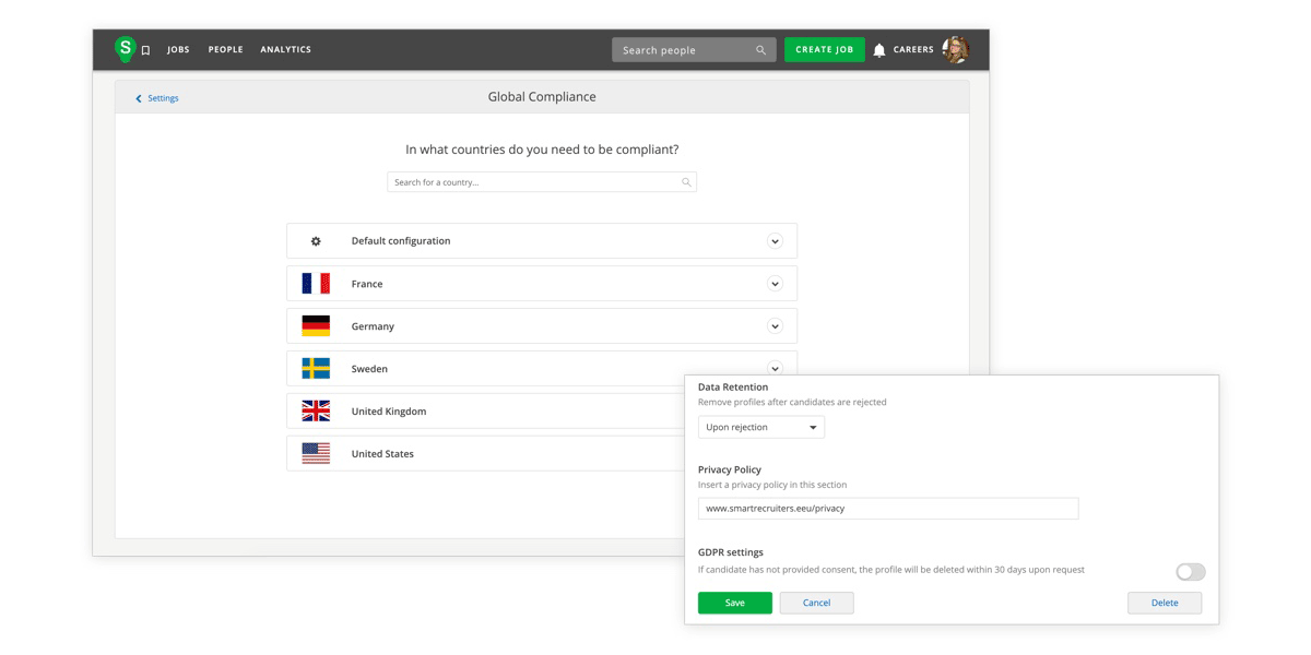 recruitment data privacy